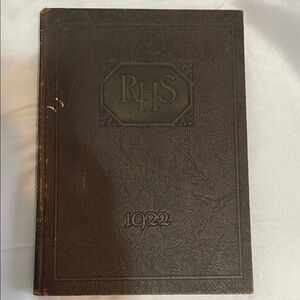 Vintage 1922 RHS Yearbook